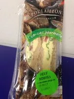 Mängden socker i Sandwich oeuf mimosa