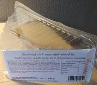 Mängden socker i Sandwich club emmental mimolette
