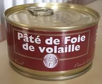 Mängden socker i Pâté de foie de volaille