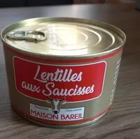 Mängden socker i Lentilles aux saucisses