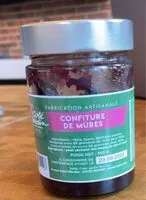 Mängden socker i Confiture de mures