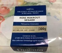 Mängden socker i Mini makeout sésame