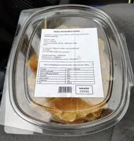 Mängden socker i Mangue déshydratée en lamelles
