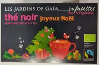 Mängden socker i Thé Noir Joyeux Noël Bio - 20 Sachets - Les Jardins De Gaïa