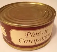 Mängden socker i Pâté de campagne
