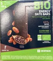 Mängden socker i Energy date bars