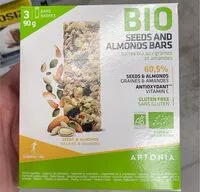 Mängden socker i BIO seeds and almonds bars