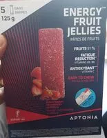 Mängden socker i Energy Fruit Jellies