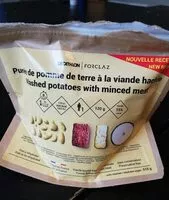 Mängden socker i Plat rehydraté pomme de terre à la viande hachée