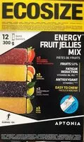 Mängden socker i Energy fruit jellies mix