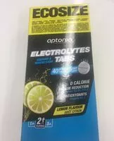 Mängden socker i Electrolytes tabs