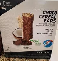 Mängden socker i Choco cereal bars