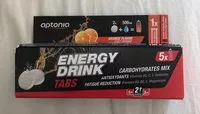 Mängden socker i Energy Drink Tabs Orange Flavor