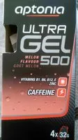 Mängden socker i Ultra Gel 500 Goût Melon