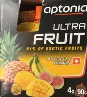 Mängden socker i Compote Ultra Fruit