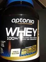 Mängden socker i aptonia whey vanille