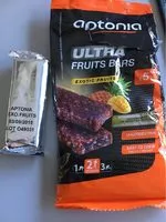Mängden socker i Ultra Fruit Bar (exotische Fruits)