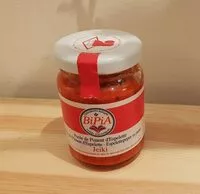 Mängden socker i Purée de piment d'Espelette