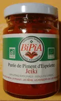 Mängden socker i Purée de piment d'espelette Jeiki