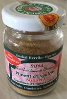 Mängden socker i Piment d'Espelette
