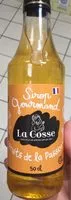 Mängden socker i Sirop gourmand
