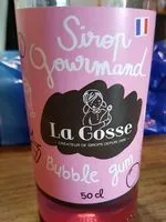Mängden socker i Sirop gourmand bubble gum