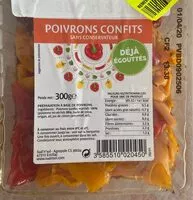 Mängden socker i Poivrons confits