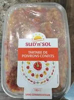 Mängden socker i Tartare de poivrons confits