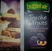 Mängden socker i Touche de fruits aux pruneaux d'Agen et zeste d'orange
