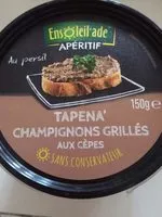 Mängden socker i Tapena' champignons grillés aux cèpes