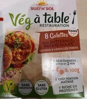 Mängden socker i Galettes butternut et patate douce