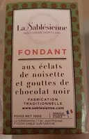 Mängden socker i Fondant aux éclats de noisette