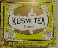 Mängden socker i Kusmi tea thé noir a la pomme