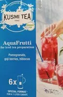 Mängden socker i Aquafrutti