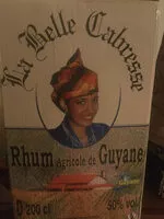 Mängden socker i Cubi Rhum de Guyane La belle cabresse