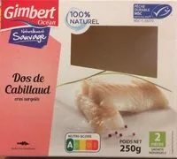 Mängden socker i Dos de cabillaud