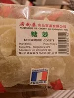 Mängden socker i Gingembre confit