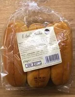 Mängden socker i 6 hot dog briochés