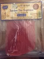 Mängden socker i Jambon sec superieur - Recette Charentaise