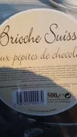 Mängden socker i Brioche Suisse aux Pépites de Chocolat