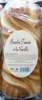 Mängden socker i Brioche tressée à la vanille