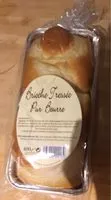 Mängden socker i Brioche Tressée Pur Beurre