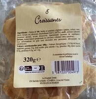 Mängden socker i 8 croissants