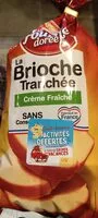 Mängden socker i brioche tranchée crème fraîche