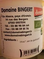 Mängden socker i Choucroute