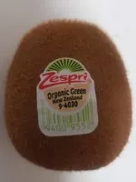 Mängden socker i Zespri organic green kiwifruit