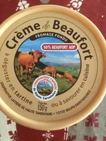 Mängden socker i Crème de Beaufort 50% AOP