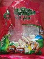 Mängden socker i Crocodiles sucrés