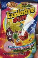 Mängden socker i Explosive gum