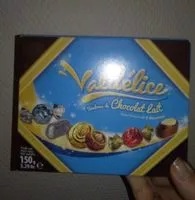 Mängden socker i Bonbons de chocolat lait